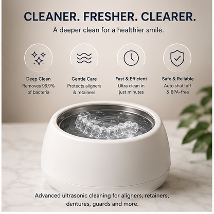 Ultrasonic Touch Pod with UV Light - Black