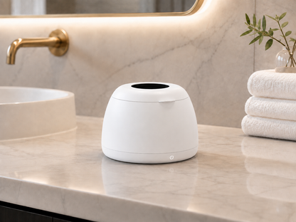 Ultrasonic Touch Pod with UV Light - White