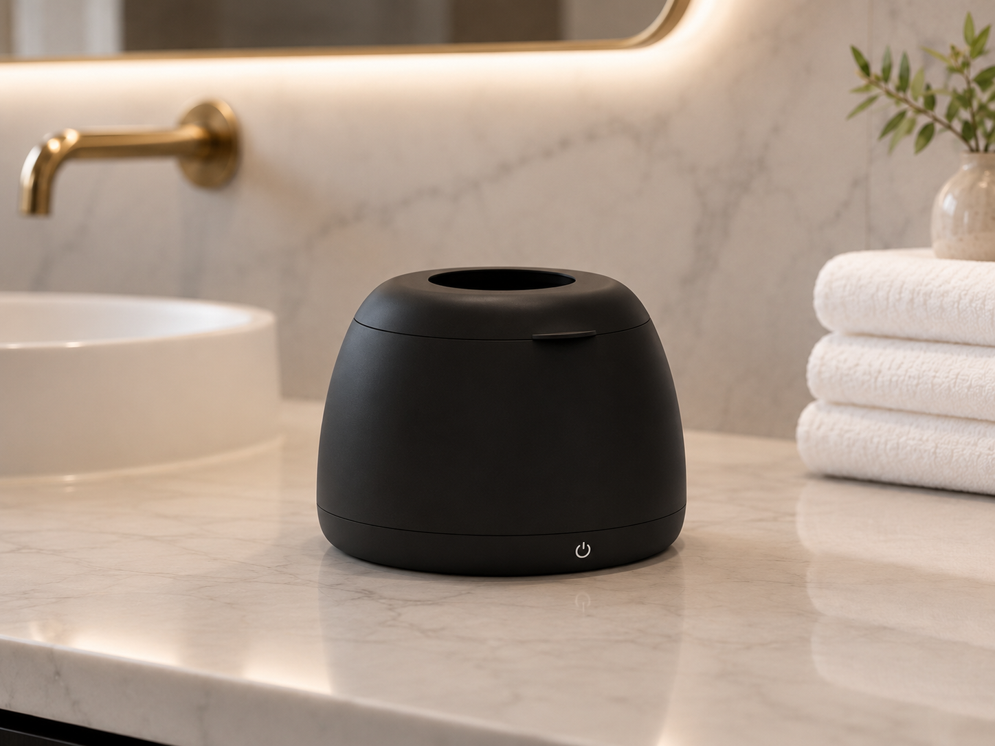 Ultrasonic Touch Pod with UV Light - Black