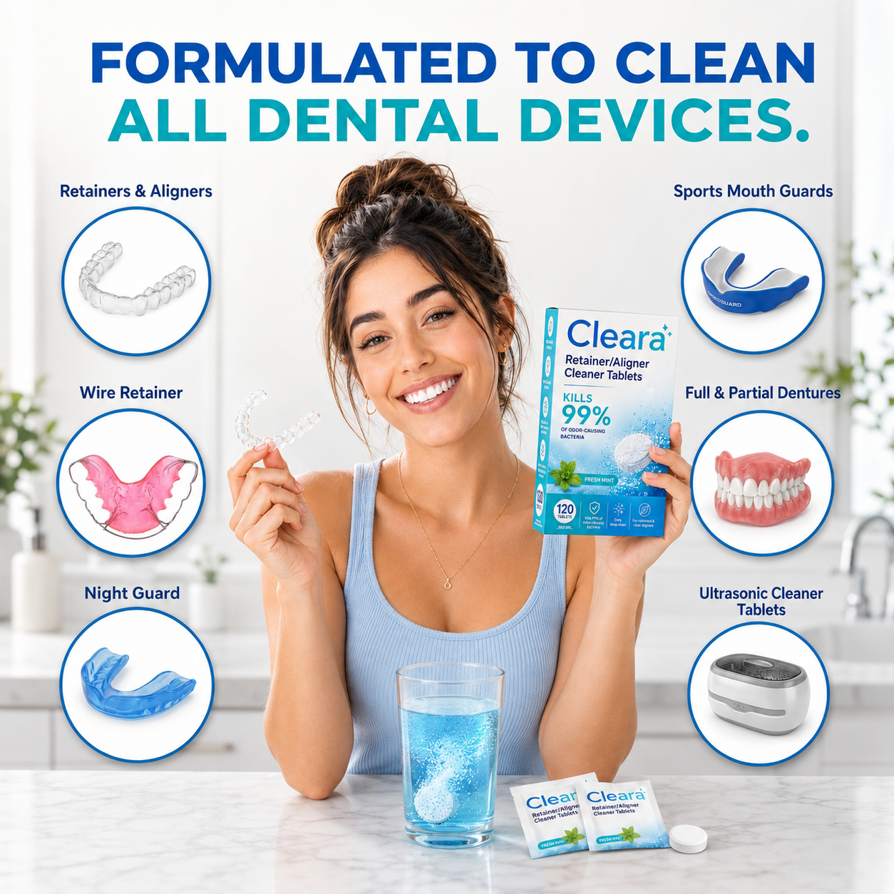 Retainer Cleaner - 90 Tablets