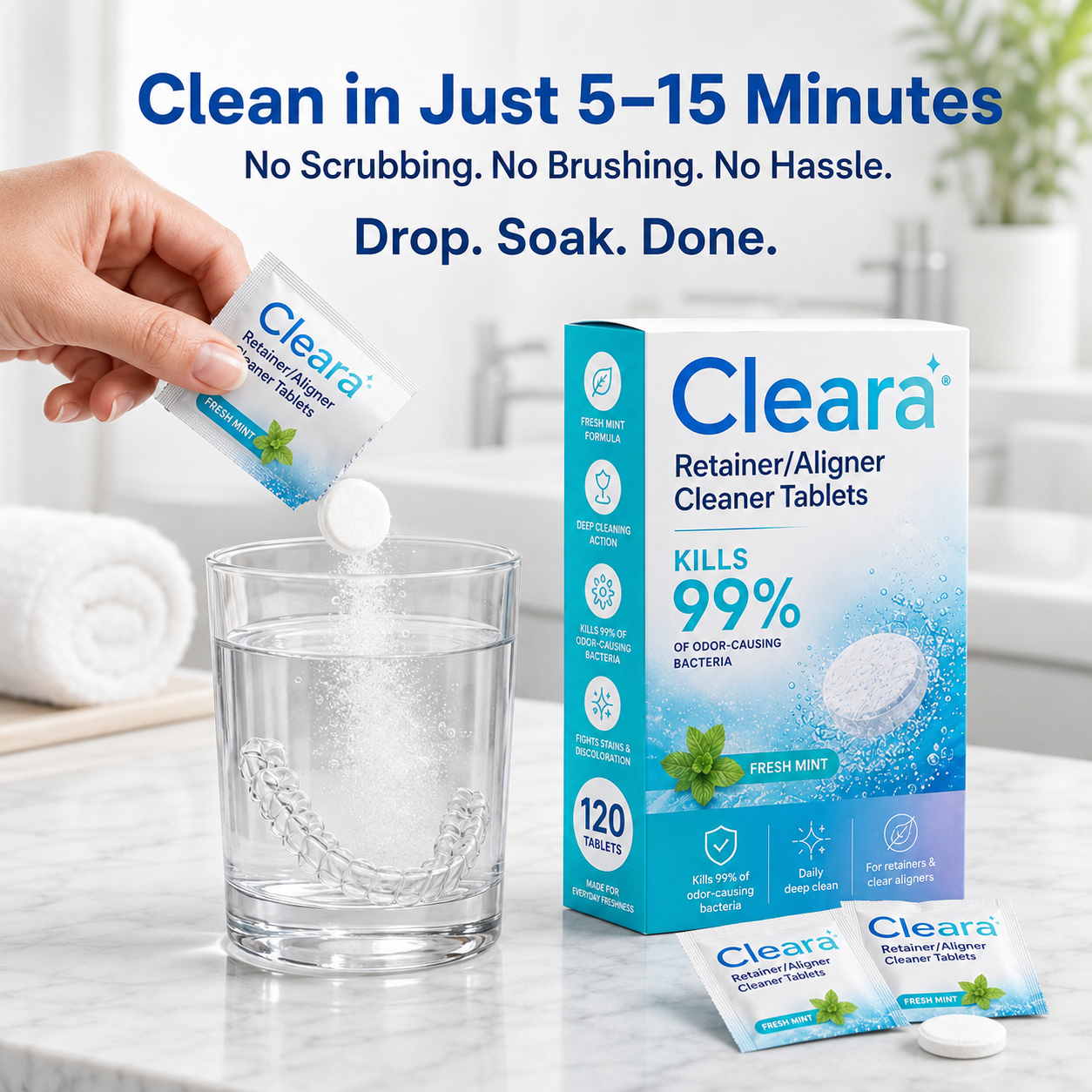 Retainer Cleaner - 90 Tablets