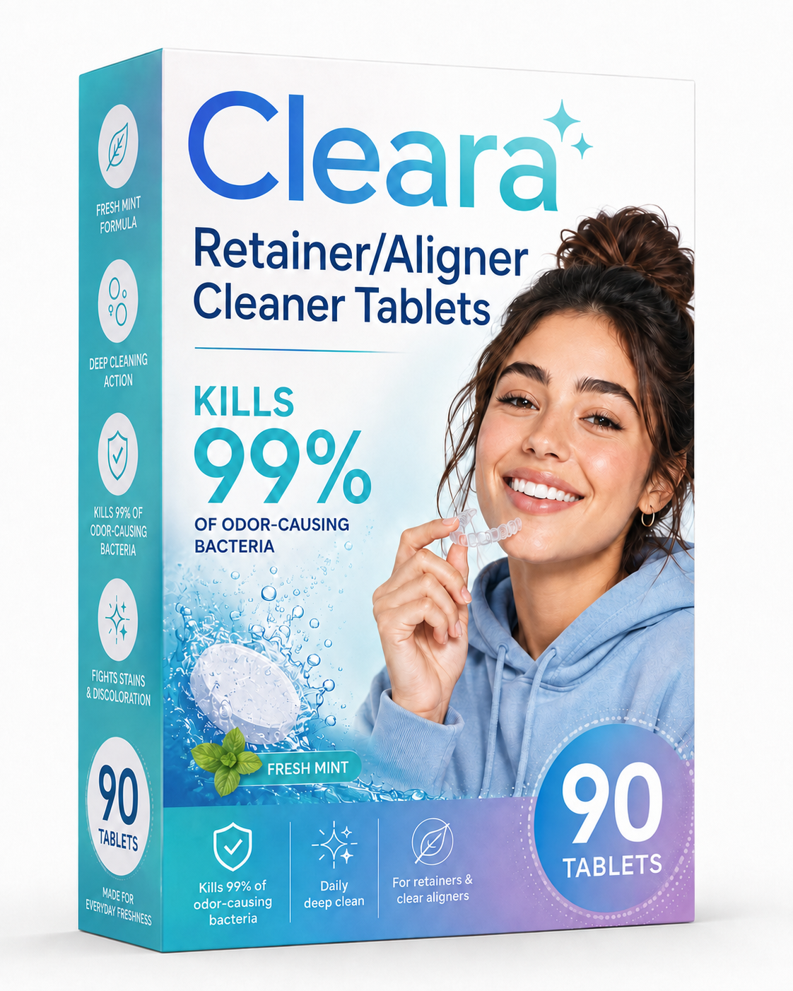 Retainer Cleaner - 90 Tablets
