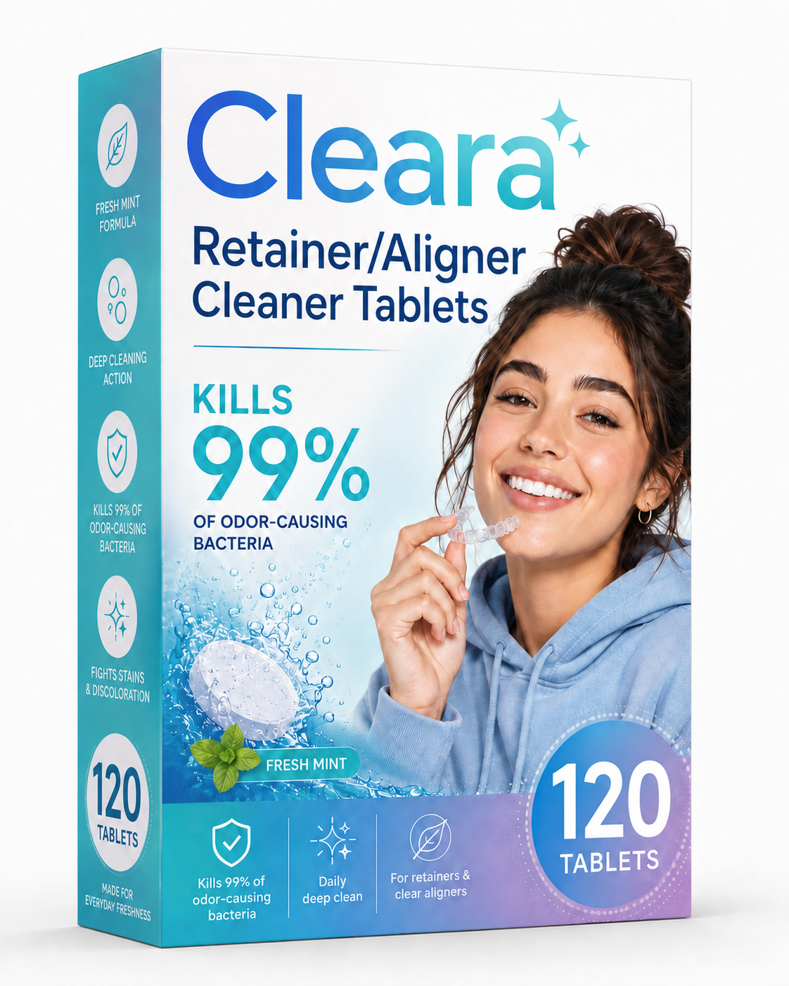 Retainer Cleaner - 120 Tablets