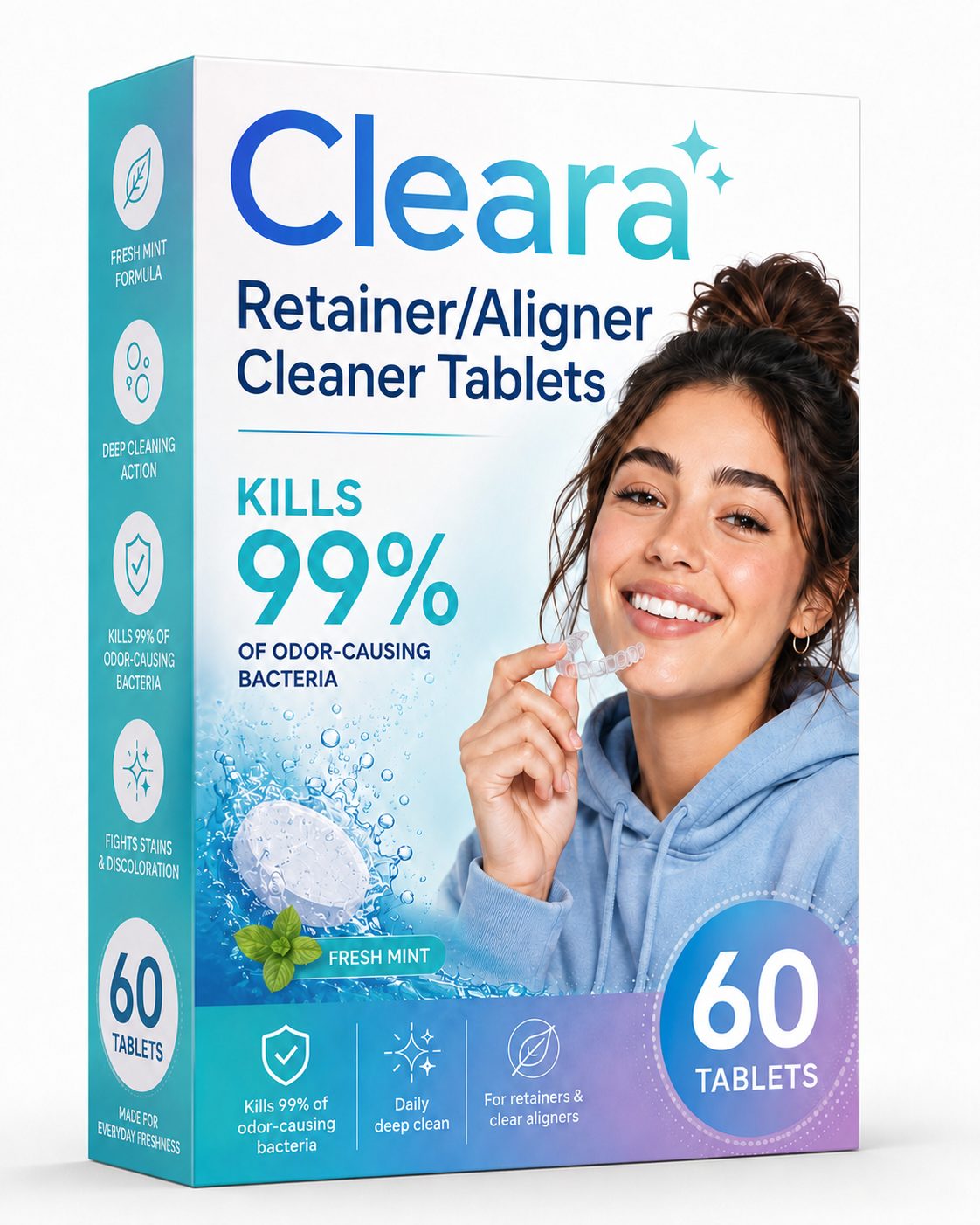 Retainer Cleaner - 60 Tablets